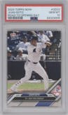Juan Soto from the 2024 Topps Now Road to Opening Day set graded by PSA and given an overall grade of 10.