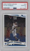 Allen Iverson from the 2005-06 Topps Chrome set graded by PSA and given an overall grade of 10.