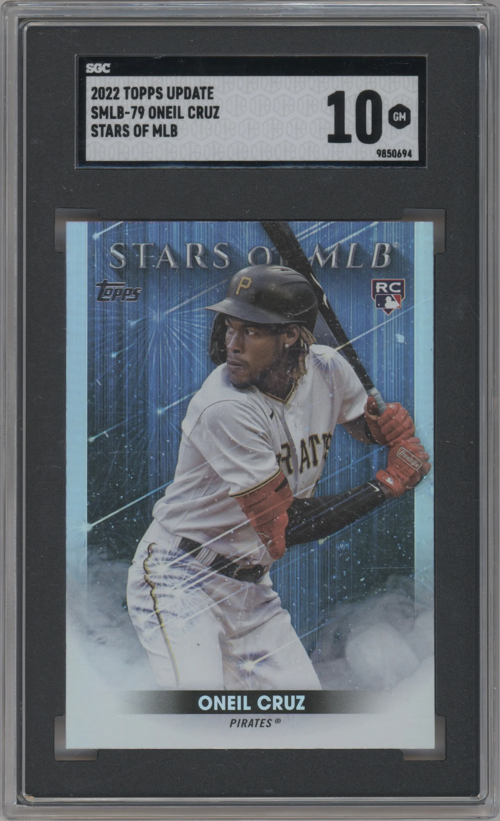 2022 Topps Update Stars of MLB Oneil Cruz #SMLB-79 SGC 10