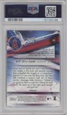 Mike Trout from the 2017 Bowman’s Best set featuring a Purple Refractor parallel graded by PSA and given an overall grade of 10.