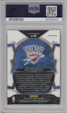 Chet Holmgren from the 2022-23 Panini Select set featuring a Green/White/Purple Prizm parallel graded by PSA and given an overall grade of 10.