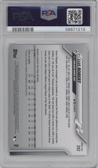 Luis Robert from the 2020 Topps Series 2 set graded by PSA and given an overall grade of 10.