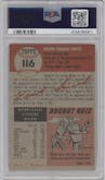 Frank Smith from the 1953 Topps set graded by PSA and given an overall grade of 6.