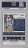 Micah Parsons from the 2021 Panini Playbook set featuring a Sparkle parallel graded by PSA and given an overall grade of 10.