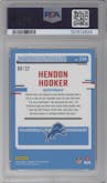 Hendon Hooker from the 2023 Donruss Optic set featuring a Shield parallel graded by PSA and given an overall grade of 10.