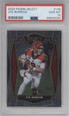 Joe Burrow from the 2020 Panini Select set graded by PSA and given an overall grade of 10.