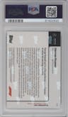 George Russell from the 2020 Topps Now Formula 1 Racing set graded by PSA and given an overall grade of 10.