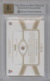 Justin Jefferson from the 2020 Panini Flawless set featuring a Silver parallel graded by Beckett and given an overall grade of 8.5.