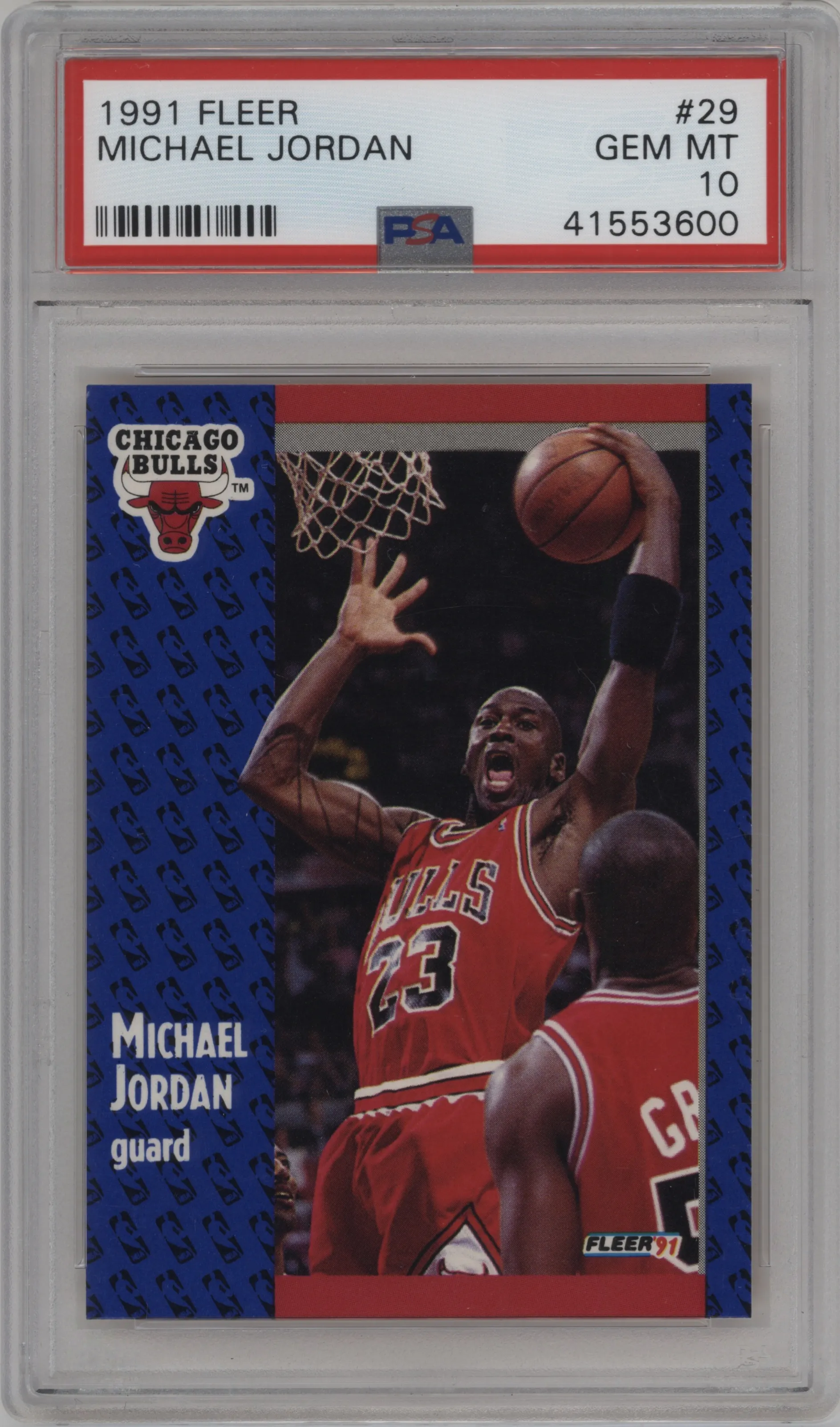 1991 Fleer Michael Jordan #29 PSA 10