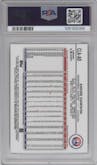 Andre Dawson from the 2024 Topps Chrome set graded by PSA and given an overall grade of 9.