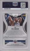 Zion Williamson from the 2019-20 Panini Prizm set graded by PSA and given an overall grade of 10.