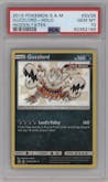 Guzzlord from the 2019 Pokemon S&M  set graded by PSA and given an overall grade of 10.