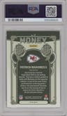 Patrick Mahomes II	 from the 2024 Panini Mosaic set graded by PSA and given an overall grade of 9.