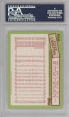 Steve Carlton from the 1985 Topps set featuring a Tiffany parallel graded by PSA and given an overall grade of 9.