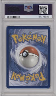 Latios from the 2024 Pokemon SV set graded by PSA and given an overall grade of 9.