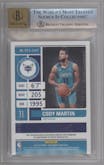 Cody Martin from the 2019-20 Panini Contenders set featuring a Prime parallel graded by Beckett and given an overall grade of 9.