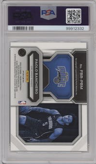 Paolo Banchero from the 2022-23 Panini Prizm  set graded by PSA and given an overall grade of 9.