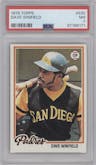 Dave Winfield from the 1978 Topps set graded by PSA and given an overall grade of 7.