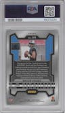 Bryce Young from the 2023 Panini Prizm set featuring a Green Wave  parallel graded by PSA and given an overall grade of 10.