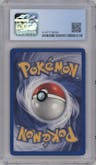 Pikachu from the 1999 Pokemon set featuring a Red Cheeks parallel graded by CSG and given an overall grade of 7.