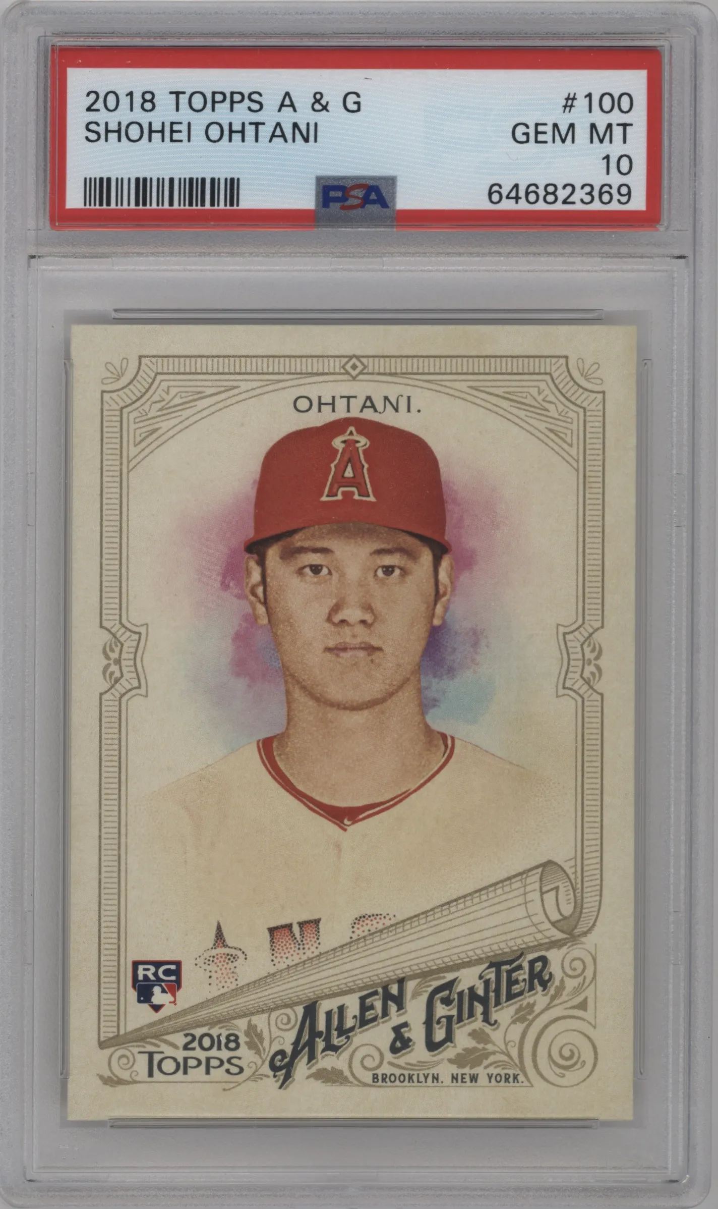 2018 Topps Allen & Ginter Shohei Ohtani #100 PSA 10