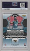 Travon Walker from the 2022 Panini Mosaic set featuring a Choice Peacock parallel graded by PSA and given an overall grade of 10.