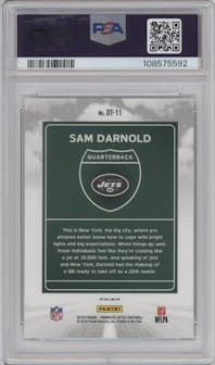 Sam Darnold from the 2018 Panini Donruss Optic set graded by PSA and given an overall grade of 9.