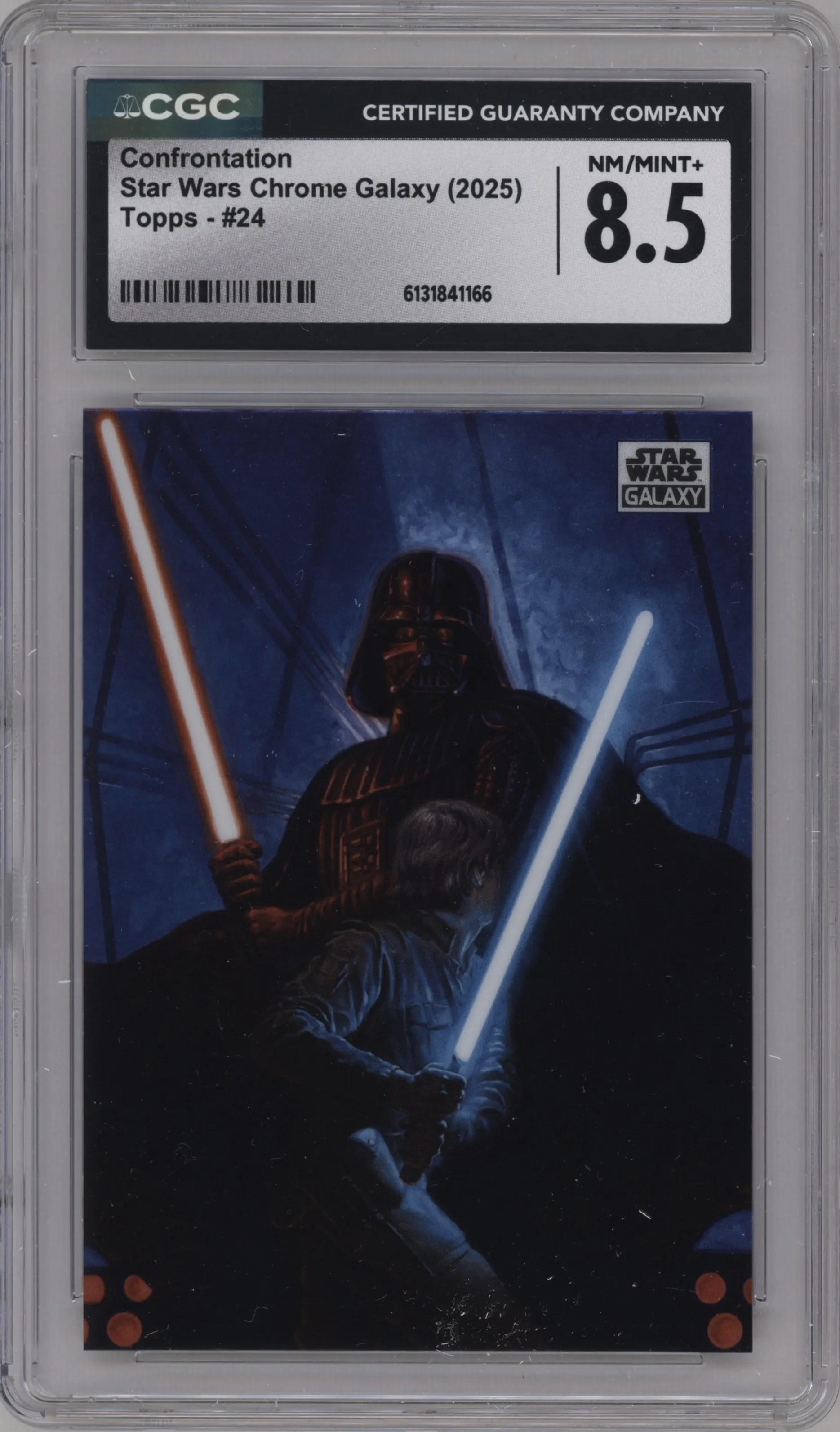 2025 Topps Chrome Star Wars Galaxy Confrontation CGC 8.5