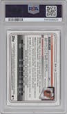 Gunnar Henderson from the 2020 Bowman Sapphire Edition set graded by PSA and given an overall grade of 10.