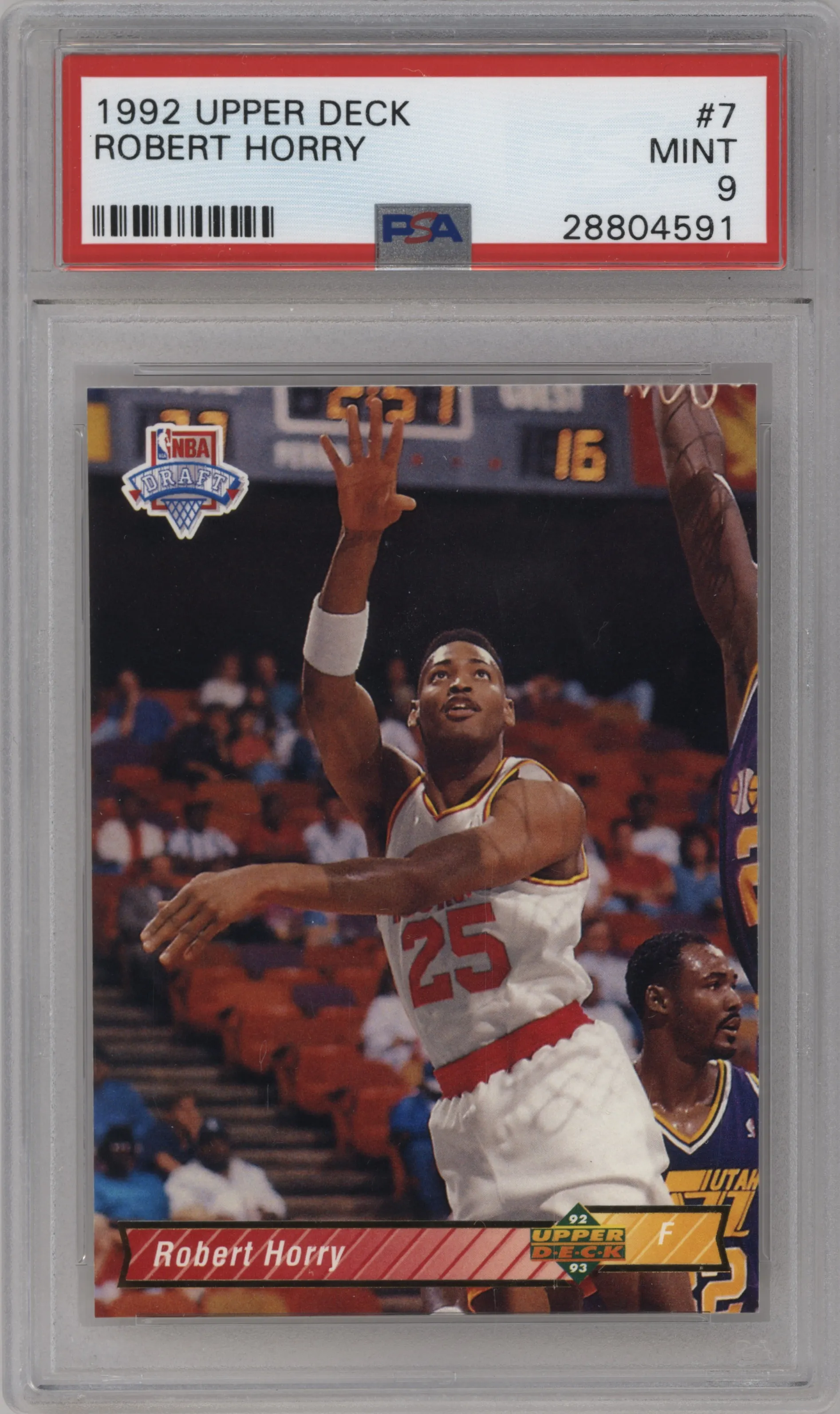 1992 Upper Deck Robert Horry #7 PSA 9
