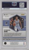 Desmond Bane from the 2020-21 Panini Mosaic set featuring a Blue Mosaic parallel graded by PSA and given an overall grade of 9.