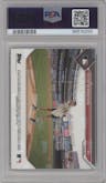 Victor Wembanyama from the 2023 Topps Now set graded by PSA and given an overall grade of 10.