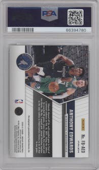 Anthony Edwards from the 2020-21 Panini Mosaic set graded by PSA and given an overall grade of 9.