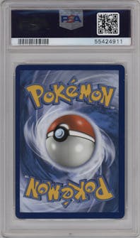 Blastoise/Piplup GX from the 2019 Pokemon S&M  set graded by PSA and given an overall grade of 9.