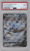 Glaceon V from the 2021 Pokemon SWSH set graded by PSA and given an overall grade of 9.