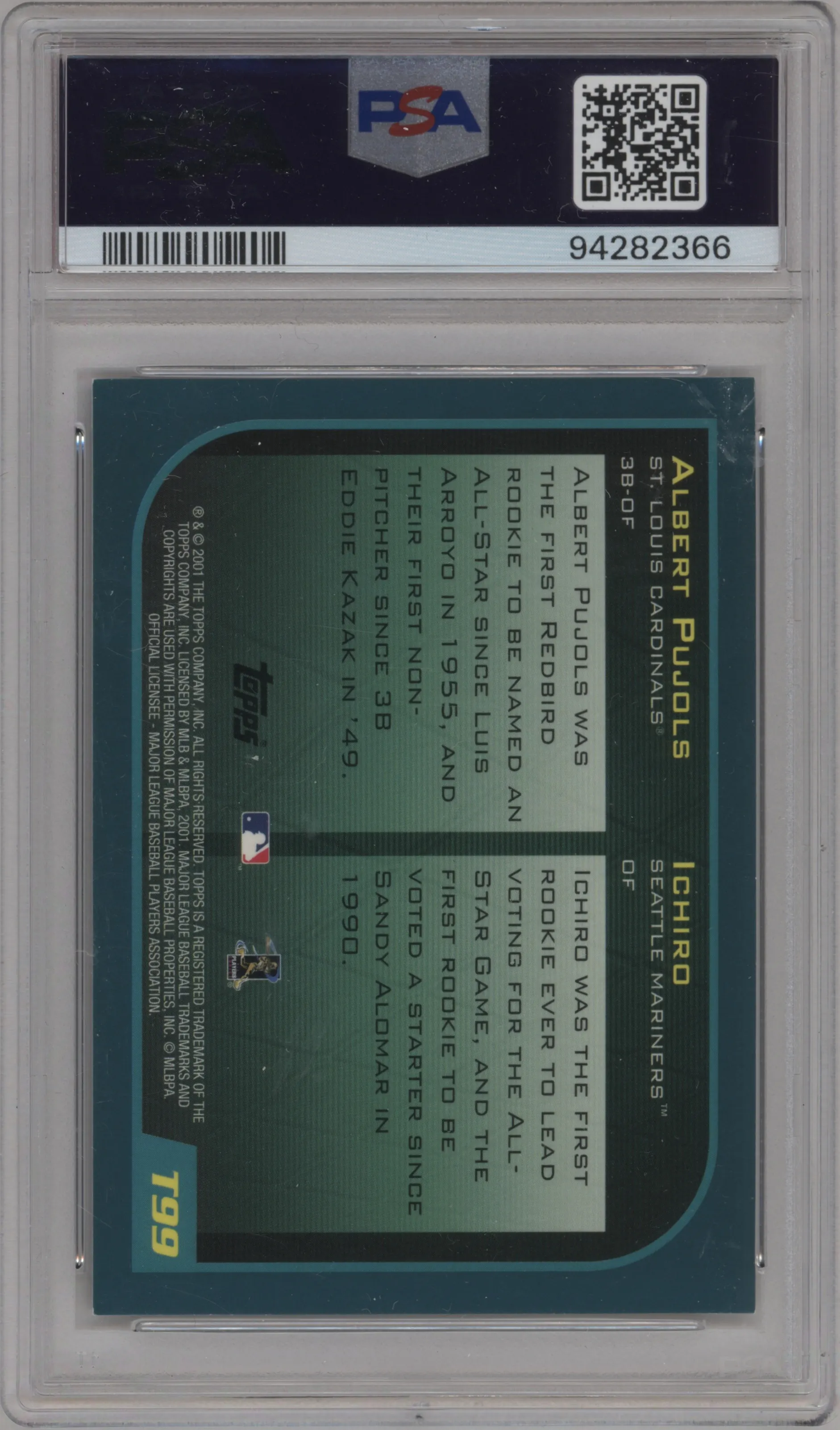 Ichiro Suzuki/Albert Pujols