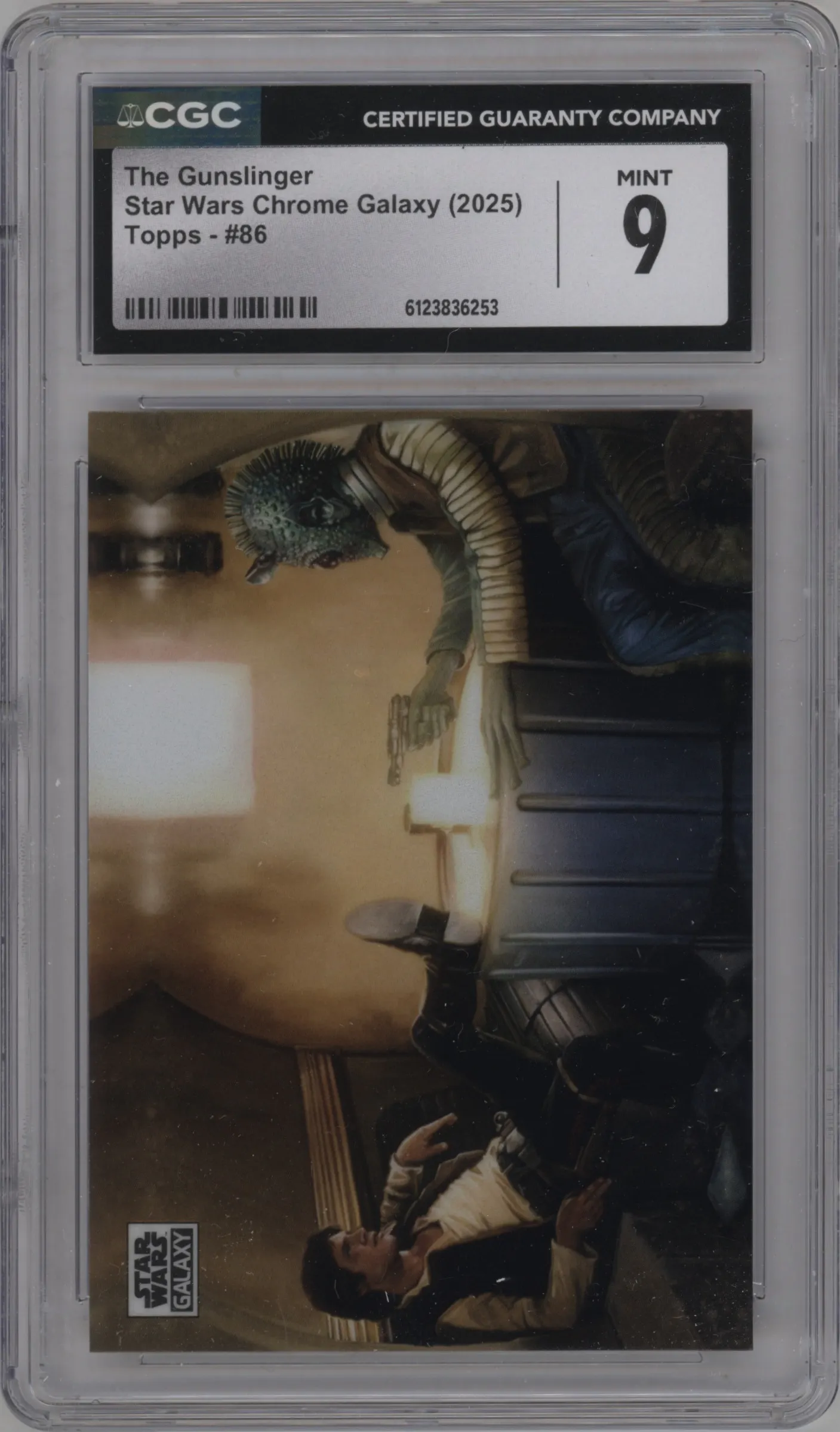 2025 Topps Chrome Star Wars Galaxy The Gunslinger CGC 9