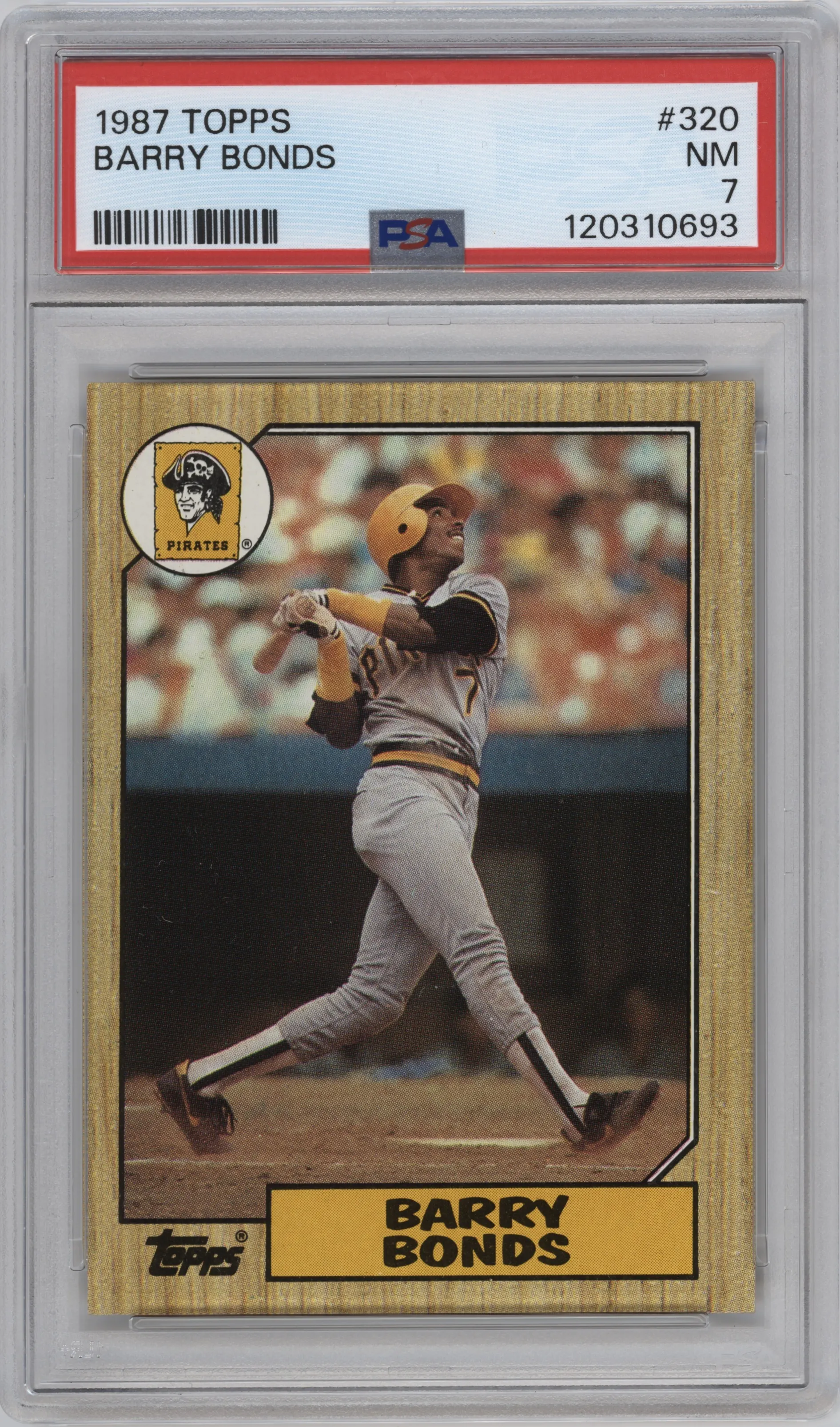 1987 Topps Barry Bonds #320 PSA 7