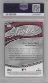 Elly De La Cruz from the 2024 Topps Chrome set graded by PSA and given an overall grade of 10.