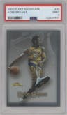 Kobe Bryant from the 2000-01 Fleer Showcase set graded by PSA and given an overall grade of 9.