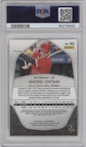 Shohei Ohtani from the 2020 Panini Prizm set featuring a Silver Prizm parallel graded by PSA and given an overall grade of 10.