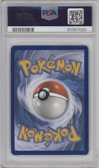 Blastoise GX from the 2019 Pokemon S&M  set graded by PSA and given an overall grade of 9.