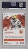 Ja'Marr Chase from the 2021 Panini Prestige set featuring a Xtra Points Diamond parallel graded by PSA and given an overall grade of 10.