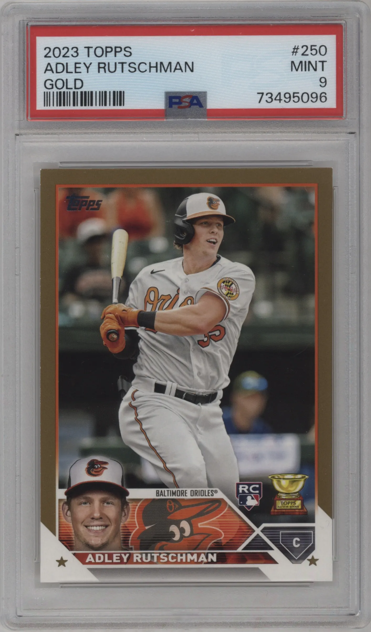 2023 Topps Adley Rutschman Gold PSA 9