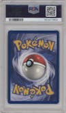 Pikachu from the 1999 Pokemon set featuring a Movie Promo parallel graded by PSA and given an overall grade of 7.