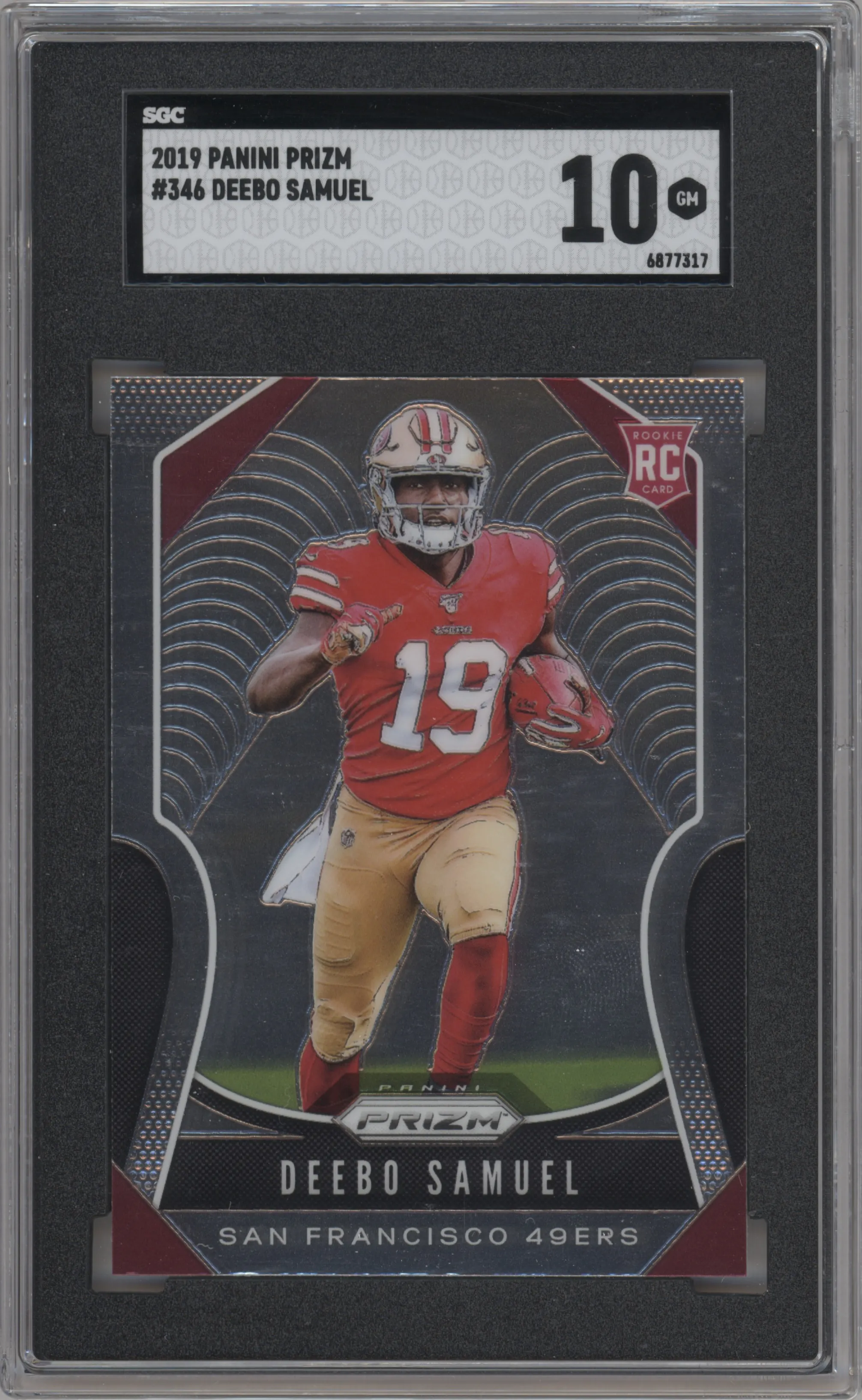 2019 Panini Prizm Deebo Samuel SGC 10