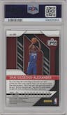 Shai Gilgeous-Alexander from the 2018-19 Panini Prizm set graded by PSA and given an overall grade of 9.