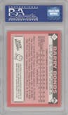 Barry Bonds from the 1986 Topps Traded set featuring a Tiffany parallel graded by PSA and given an overall grade of 9.