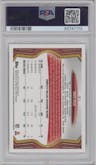 Travis Kelce from the 2013 Topps set graded by PSA and given an overall grade of 10.