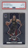 Stephen Curry from the 2021-22 Panini Mosaic  set graded by PSA and given an overall grade of 8.